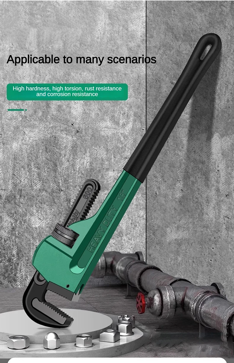 8-18 ‌ Hochleistungs-Rohrzange, verstellbare Sanitärzange, Drehmomentschlüssel in Industriequalität, multifunktionale Universal-Handwerkzeuge – Detail 4
