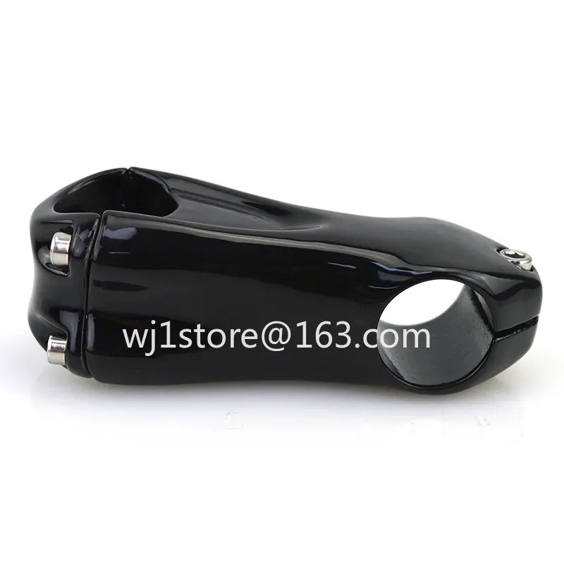 Unmarked full carbon fiber single nail riser mountain bike road folding bicycle full carbon handle vertical faucet 10 degrees