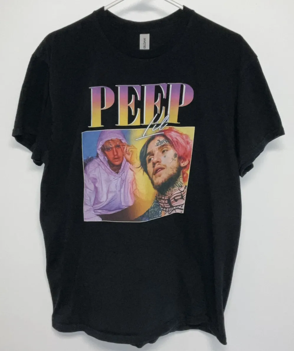 

Футболка Lil Peep мужская большая черная