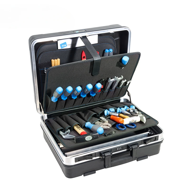 Hardware toolbox, household industrial maintenance, multifunctional car storage box, tool box 120.03