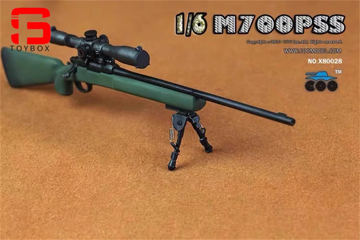 COOMODEL X80026 X80028 1/6 Scale PSG-1 M700PSS ปืนไรเฟิลปืนรุ่นฉาก Props 12 ''Soldier Action Figure Body