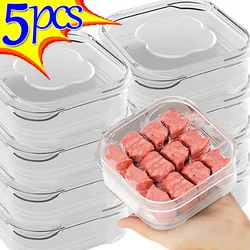 Refrigerator Meat Food Preservation Box Transparent Storage Box Food Grade Meat Freezing Box Home Vegetable Storage Organizer