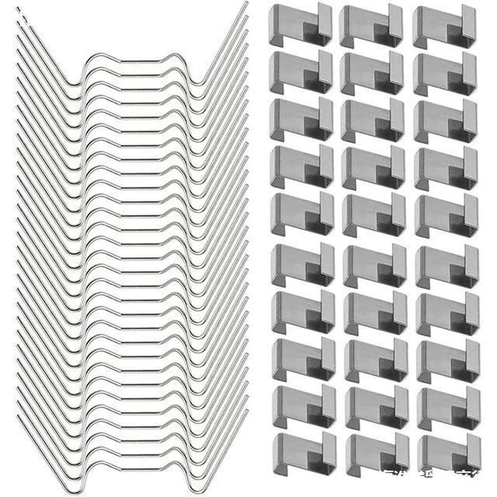 25 W Clip Z Overlap Stainless Steel Greenhouse Glass Glazing Fastener Garden Horticultural Panel Windproof Fixing Holder