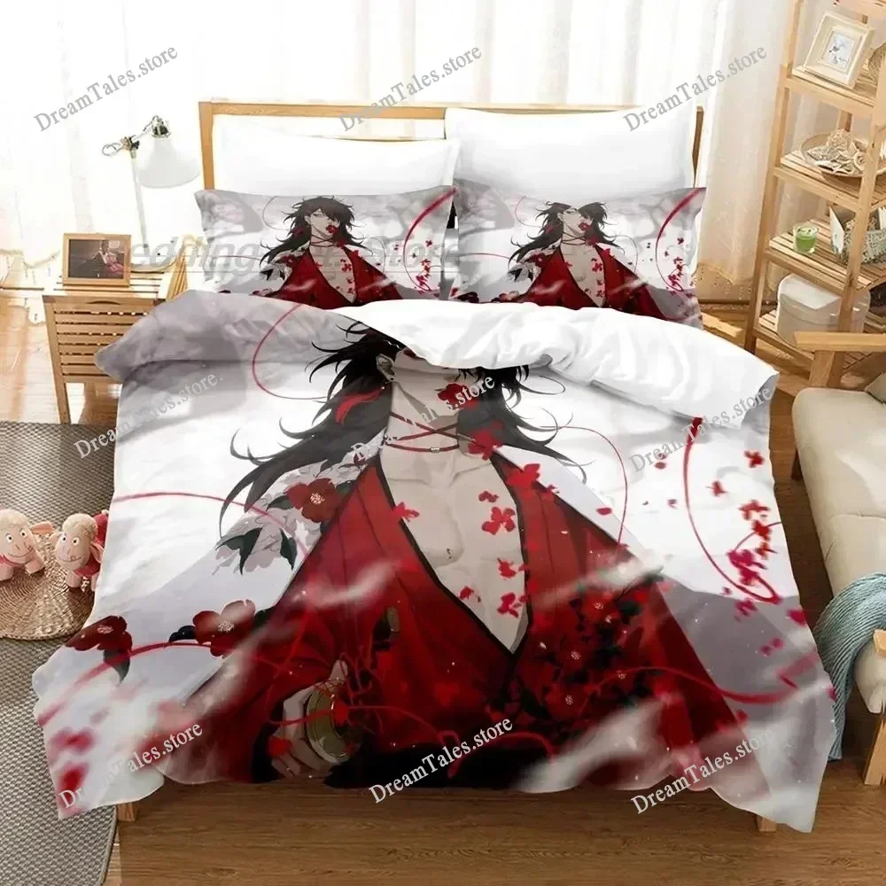 

Anime Hololive Vox Akuma Bedding Set Boys Girls Twin Queen Size Duvet Cover Pillowcase Bed Kids Adult Home Textileextile369