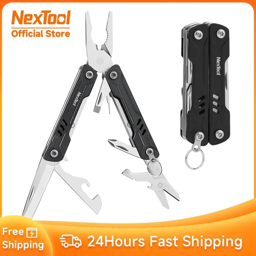 NexTool 11 In 1 Mini Sailor Pliers Multi Tool Folding Scissors Screwdriver Portable EDC Outdoor Equipment Hand Tools Multitool