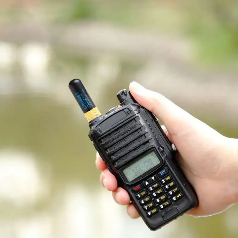 Antenna Walkie Talkie corta Antenna radio Walkie Talkie Antenna corta femminile Doppia banda ad alto guadagno a lungo raggio corto tozzo
