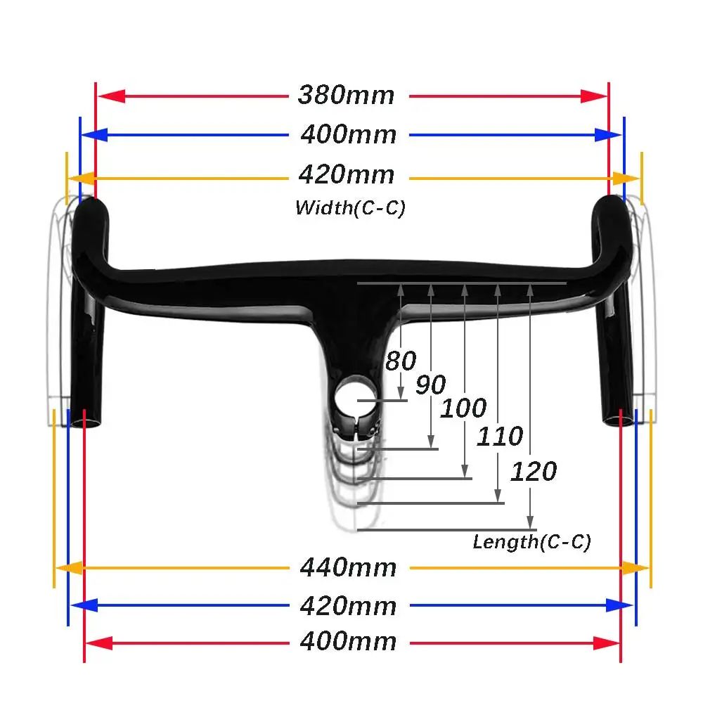 elitaone H6 Road Handlebar/Bent Bar Carbon Integrated Handlebar Stem Titanium Sscrews Bolts with fixed computer holder