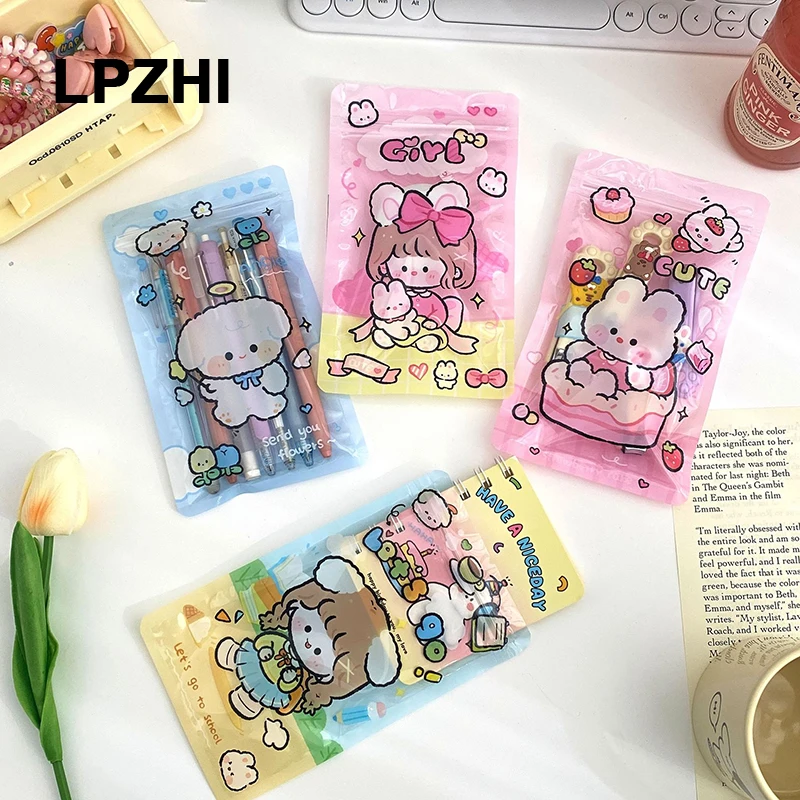 

LPZHI 50Pcs Creative Ziplock Bags DIY Card Candy Jewelry Gift Toy Packaging Decoration Stationery Storage For Small Business