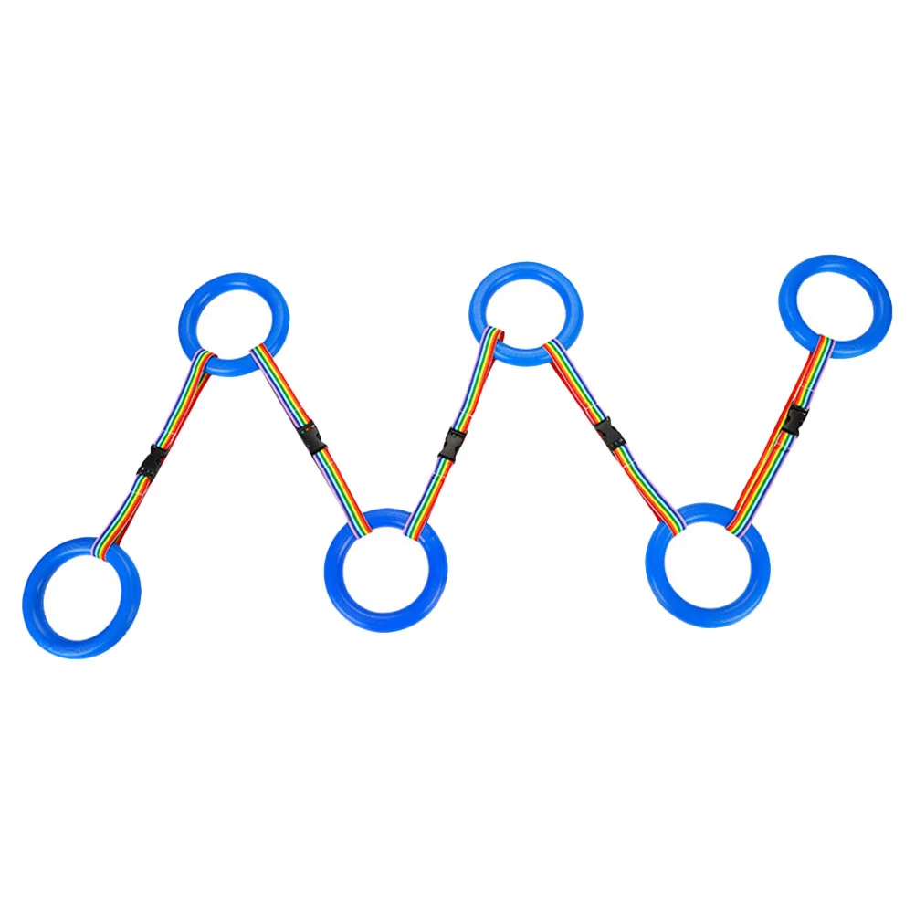 어린이 안전 탁아소 용품, 걷는 로프, 링 핸들, 다채로운 야외 유치원 보육 유치원 유아