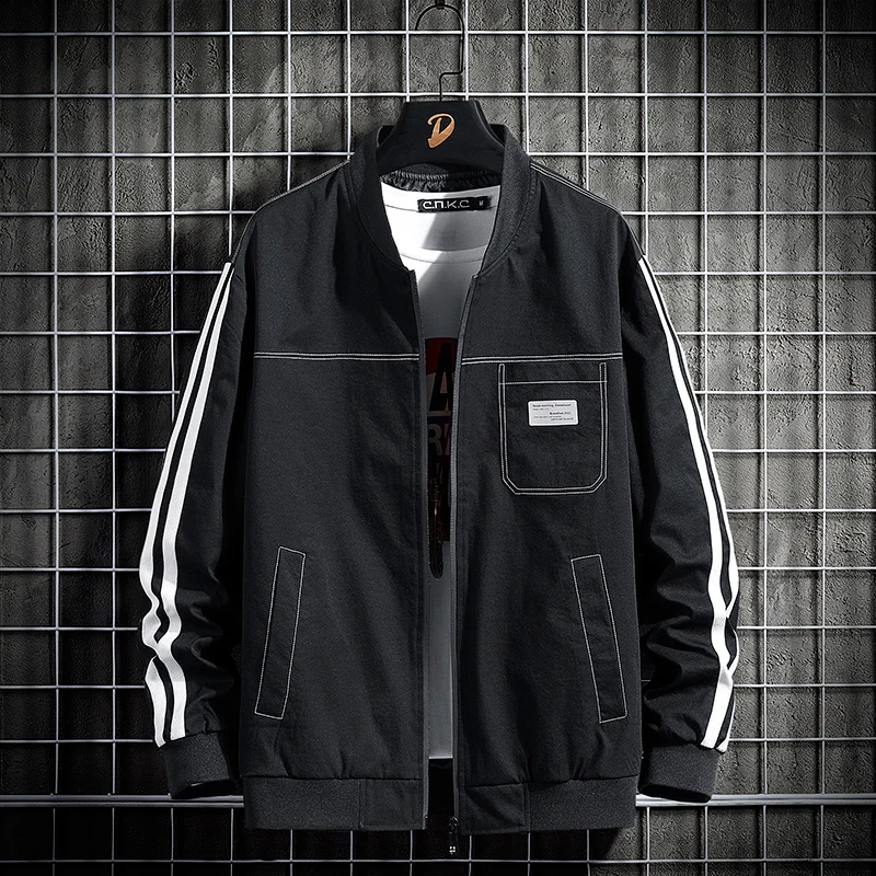 

Мужская бейсбольная куртка свободного кроя в корейском стиле, повседневная, универсальная, весенне-осенняя, новая модная молодежная верхняя одежда из полиэстера