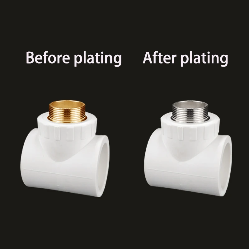 PPR المحملة المناسب 20/25/32/40/50/63 مللي متر ذكر الموضوع لأنابيب التدفئة الطابق نظام مشع الانصهار ربط صمام سخان المياه #4