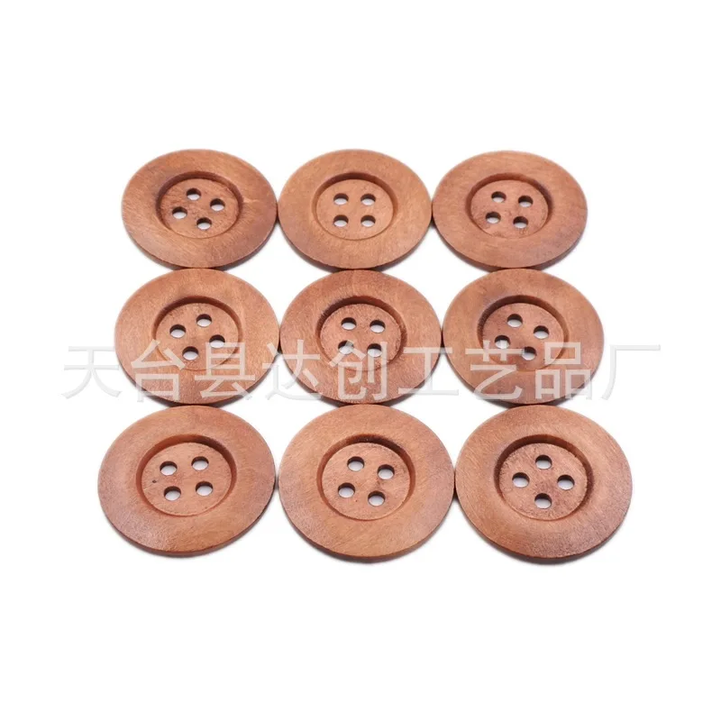 Boutons en bois de 50 mm, manteaux, pulls, boutons de couture pour la maison, 10 en paquet.
