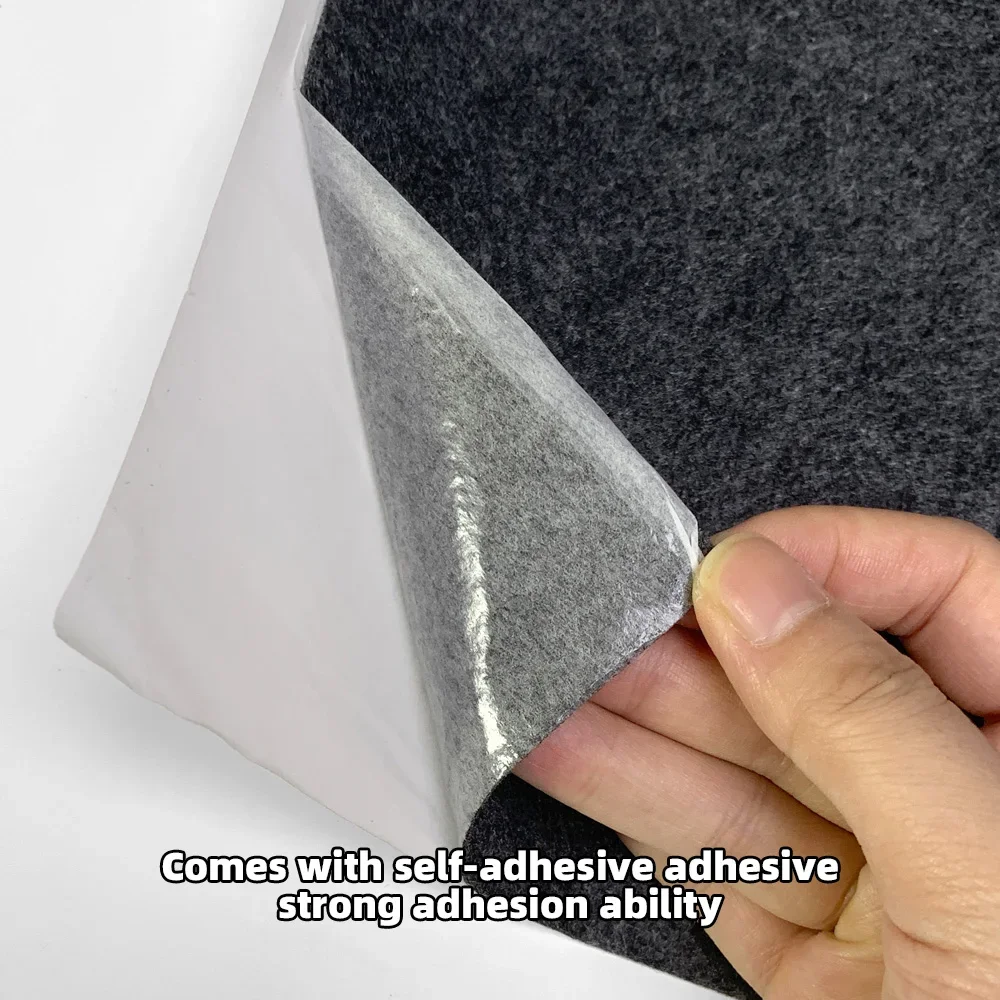 Car Interior Self-adhesive Non-slip Protective Mat Felt Noise Reduction Insulation Felt Furniture Protective Mat Felt for Car