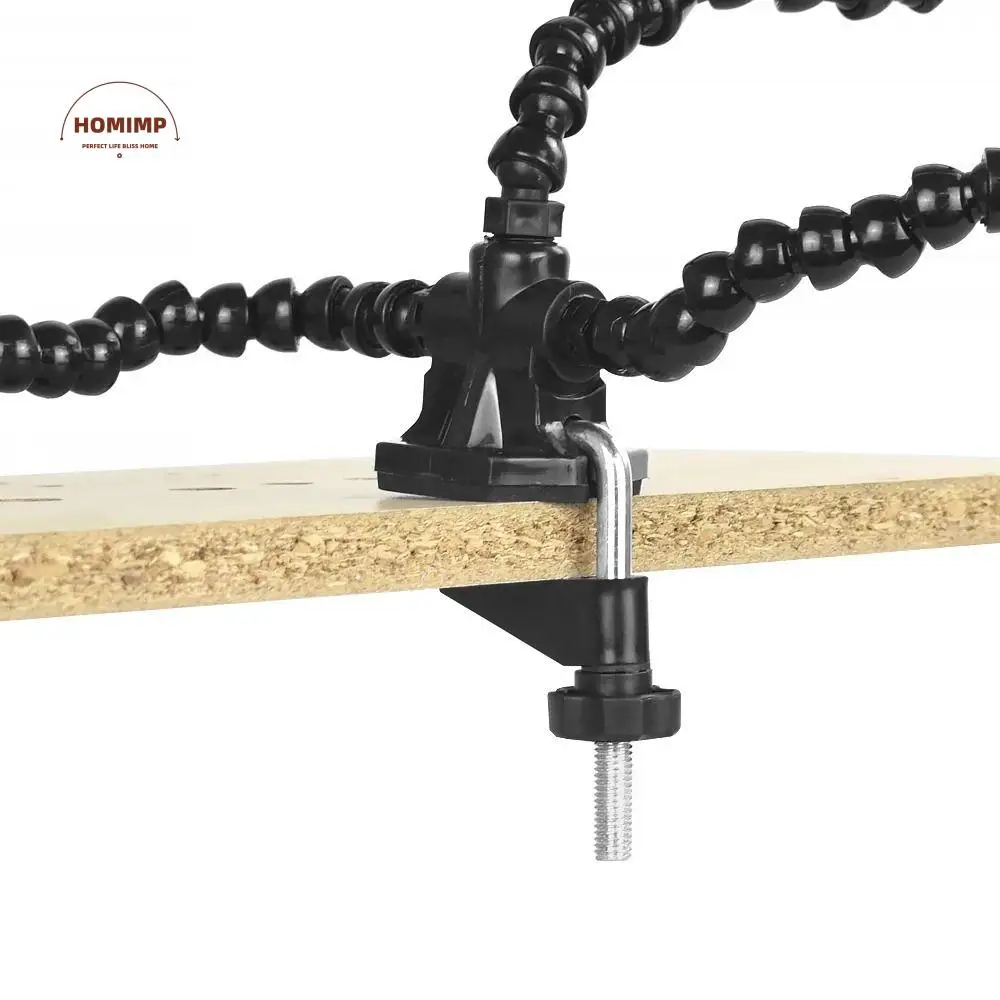 

Soldering Helping Hands Tool Adjustable Multi-Purpose Soldering Station Holder ABS Strong Resilience Flexible Arms Tool