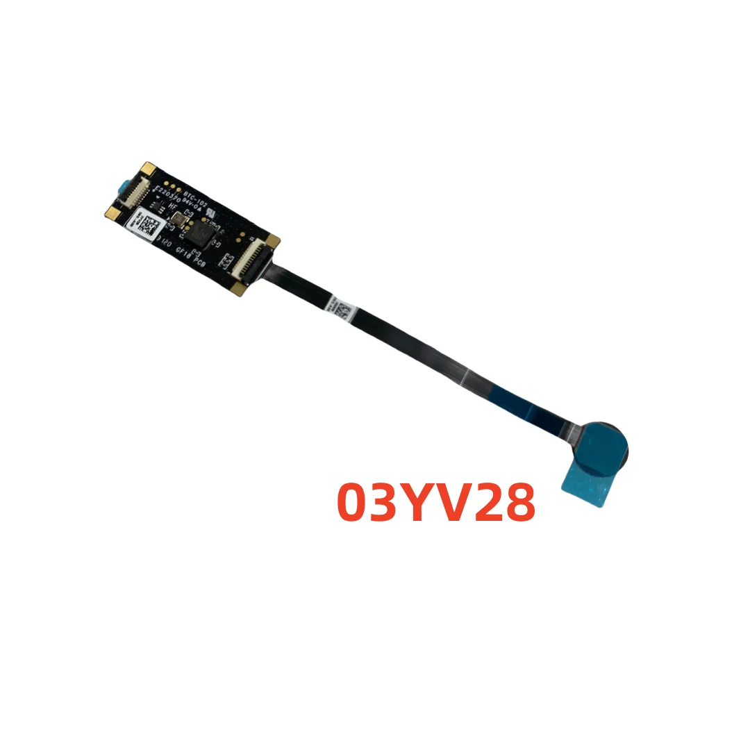 Fingerprint Power Botão Interruptor Board, Dell Inspiron 15, 5570, 5575, 3583, 3585, 3593, Vostro 3590, Série G, G3, 3579, 03YV28