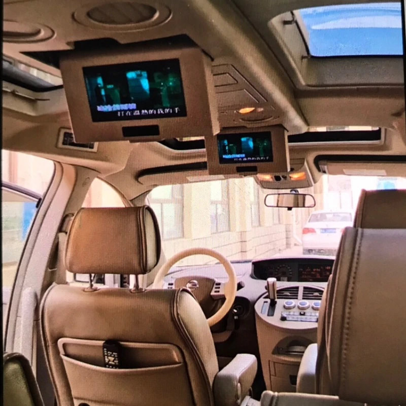 Nadaje się do Nissana, twój oryginalny samochód wyposażony w samochodowy pilot zdalnego sterowania audio i wideo do telewizora sufitowego