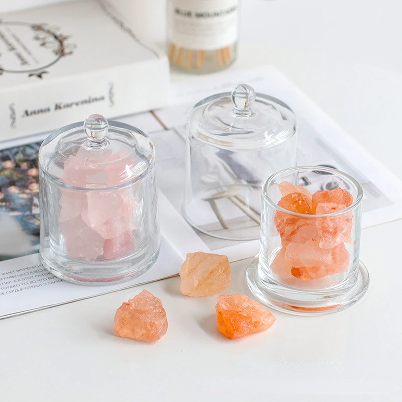 Candle Tins Candle Cup Empty Bottle Handmade Aromatic Candle Container Transparent Glass Jar Making Kit