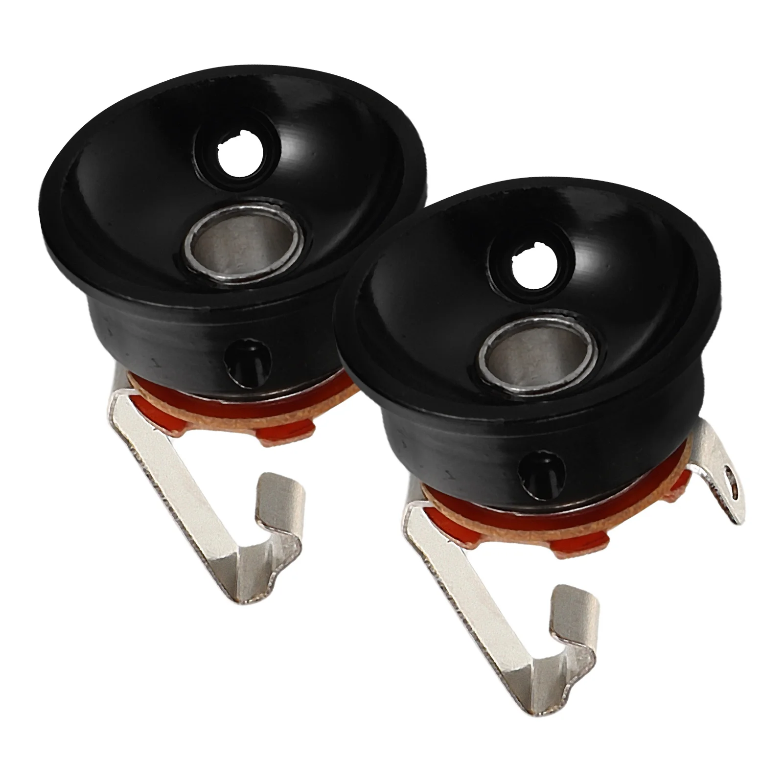 

2 Pcs Electric Guitar Accessories Output Jack Plug Black Input Socket Fittings for