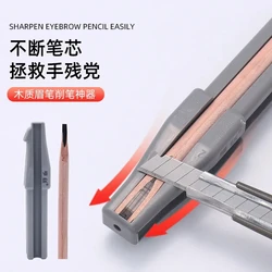 Microblading Eyebrow Pencil Set Waterproof Tattoo Supplies Eyebrow Pen With Sharpener and 10Pcs Brow Trimmer Blade Makeup Tool