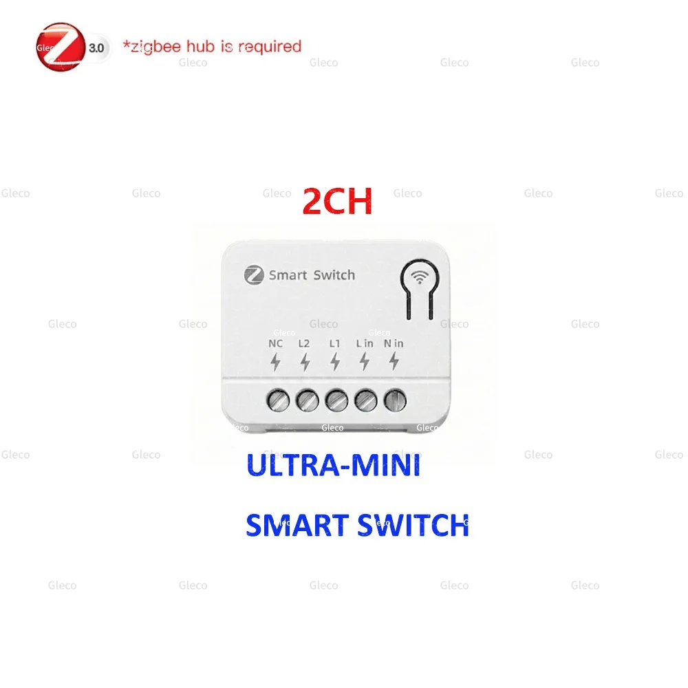 Zigbee Smart Switch Modul Mini 10A/16A Optional 1/2/3-Kanal Smart Home Relais Automatisierungs-Schalter für Tuya Z2M Alexa Google Home