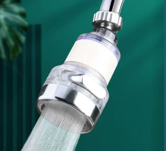 360 Rotatable Water Purifier Tap Universal Kitchen Shower Filter High Density PP Cotton gallery 2