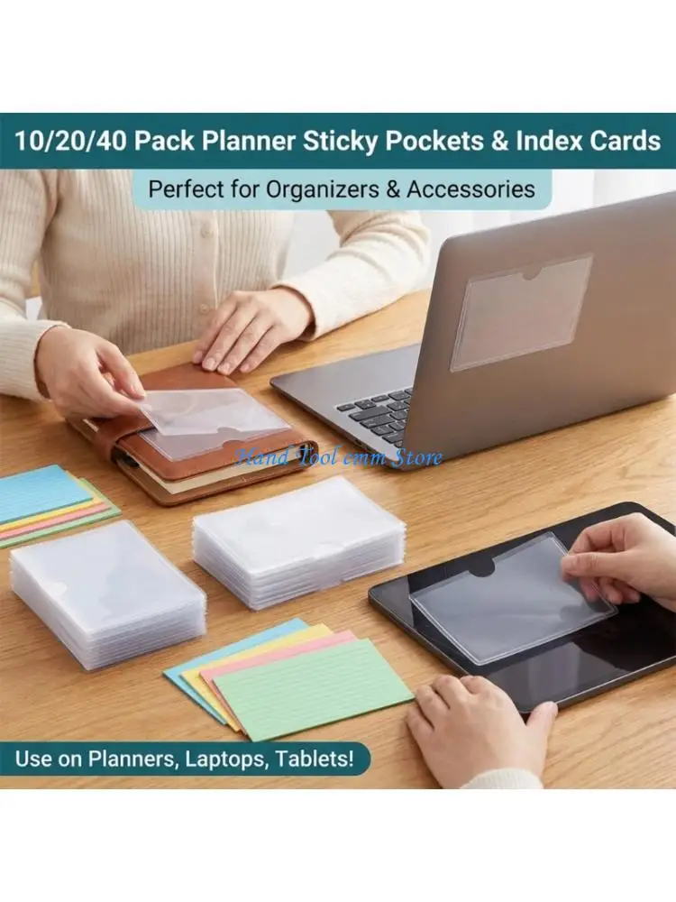 H37F Pack Of 10 Plastic File Pocket Storage Bag For Filing Loose Sheets In Office School Or Home Organization