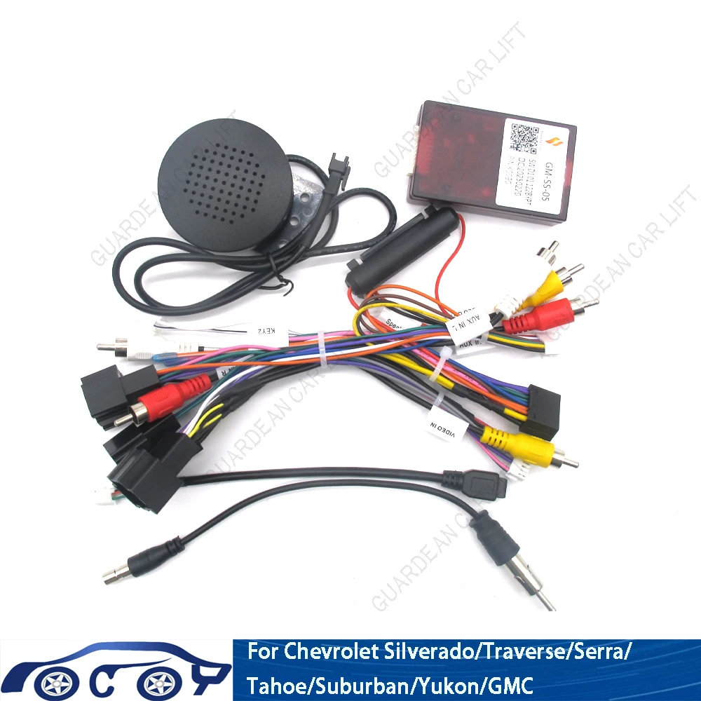 Canbus Box Adaptador Decodificador com Cabo For Chevrolet Silverado/Traverse/Serra/Tahoe/Suburban/Yukon/GMC Android Radio