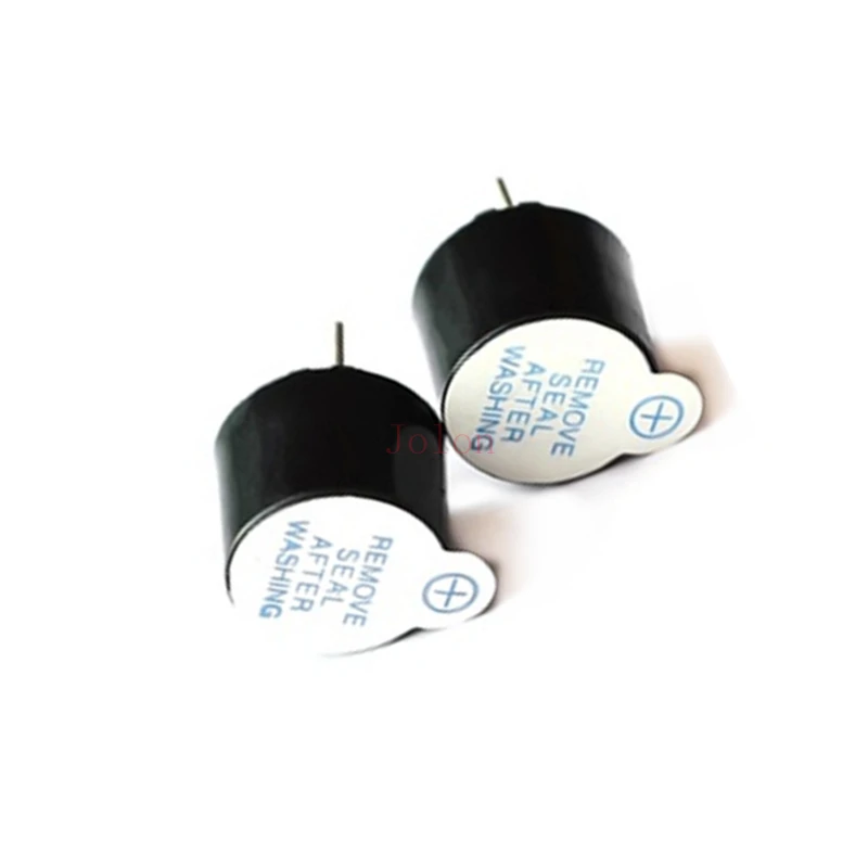 2pcs  5V active buzzer electromagnetic 9.5MM high 5V buzzer split SOT plastic tube long sound