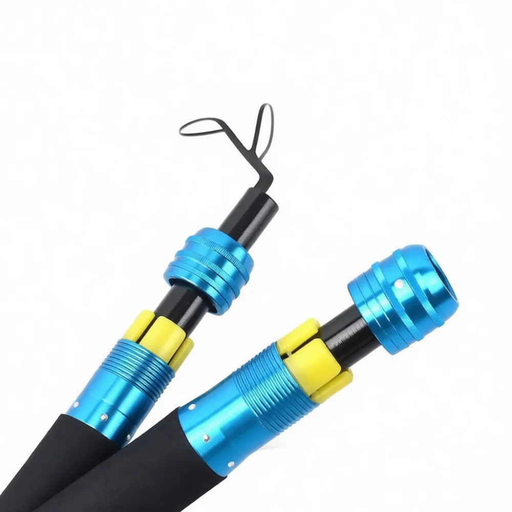 Premium Aluminum Fishing Rod Handle Adjustable Grip Replacement Universal Fishing Pole Components Spare For Shanghongjia