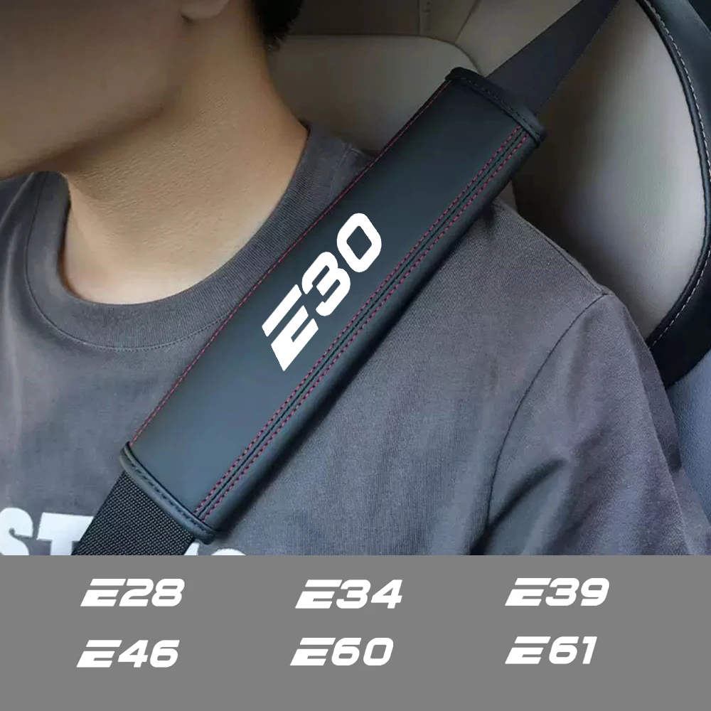 

2PCS High Quality Car Seat Belt Protection Shoulder Pad Cover For BMW e28 e30 e34 e39 e46 e60 e61 e92 e93