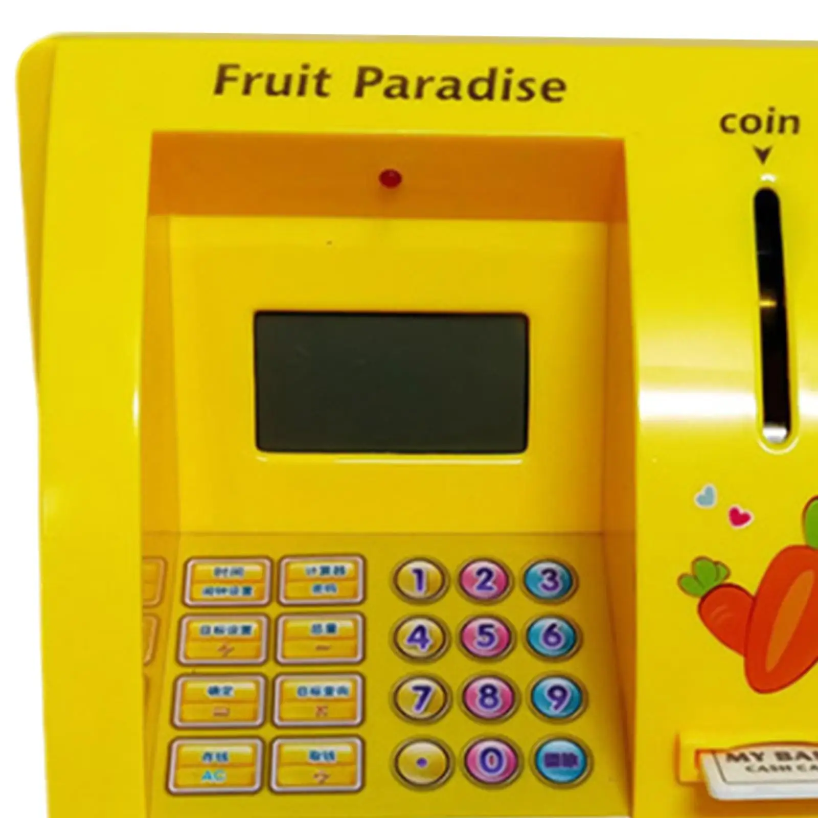 Hucha Mini ATM con pantalla LCD, tarro pequeño de dinero, caja de ahorro de dinero para edades de 3, 4, 5, 6, 7 y 8 años, regalo de vacaciones para niños y niñas