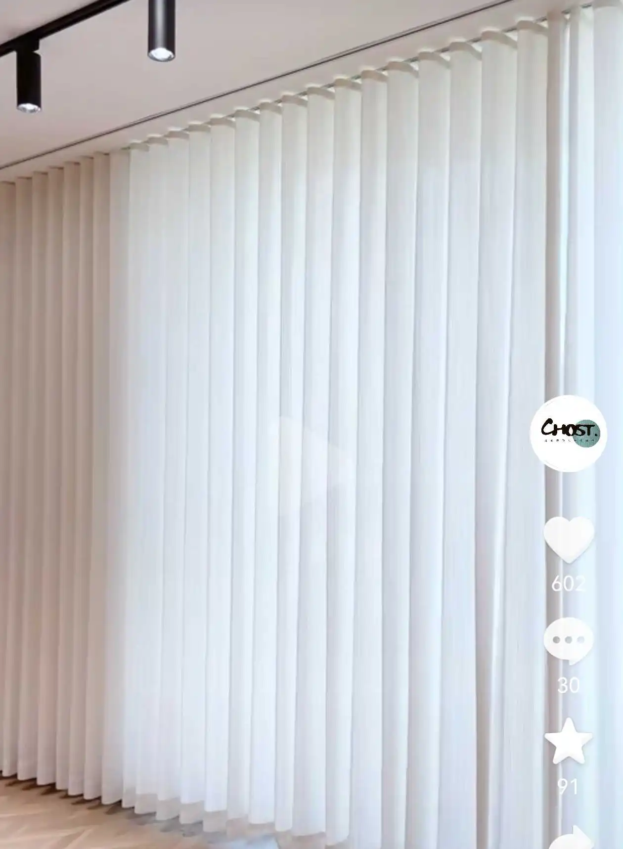 Супер мягкие отличные ручные шторы S Wave из белого тюля для украшения гостиной, современная вуаль, шифоновая однотонная прозрачная вуаль