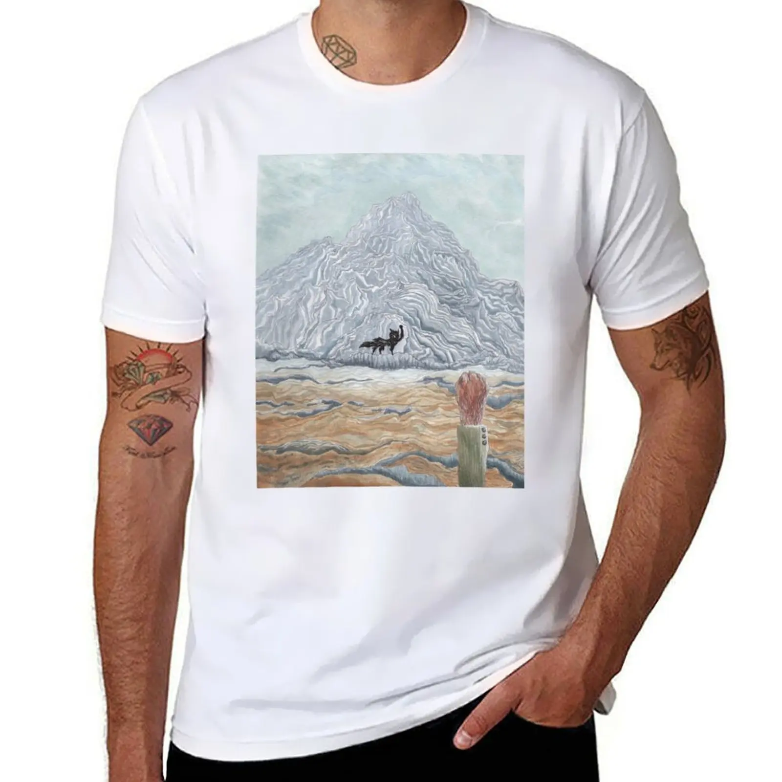 

The Winter Wolf - Fantastic Mr Fox by Wes Anderson T-Shirt g man t shirts for men man t shirt heavy cotton T-Shirt