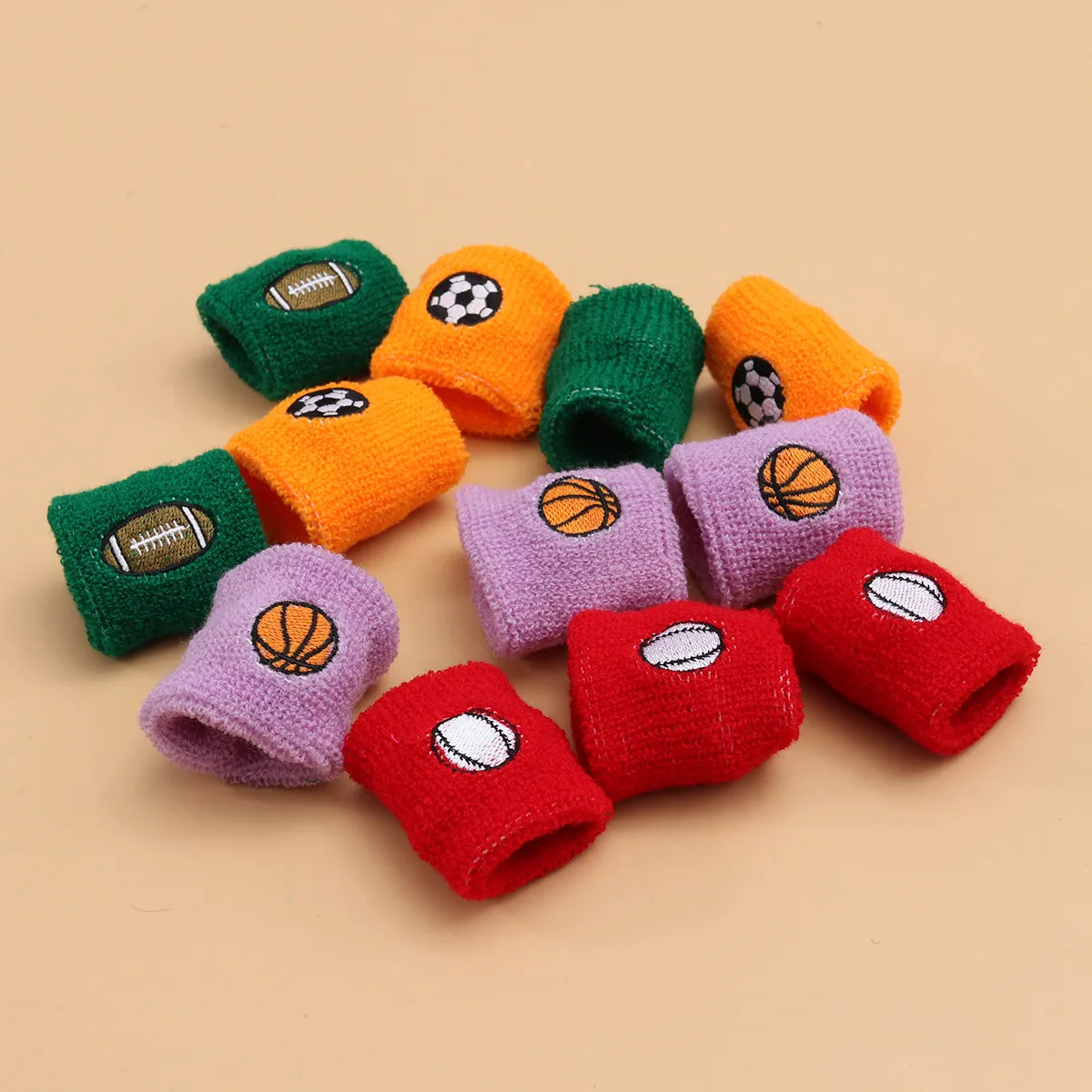 

20 шт. защитных эластичных напульсников с мягкой губчатой подкладкой для спорта: фитнеса, бега, баскетбола, футбола, регби