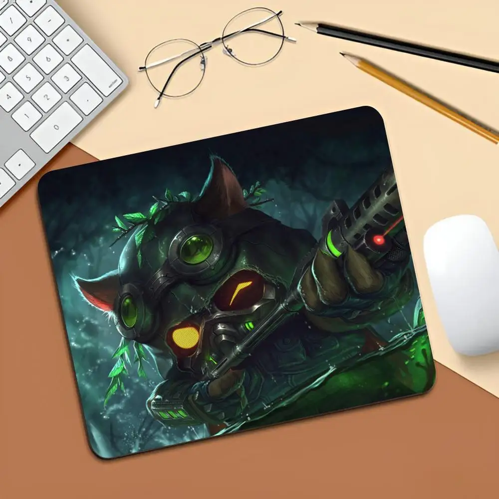 Teemo Thresh Tristana Mouse Pad Gaming Laptops Keyboard Mat Deskmat Pc Accessories Desk Protector Mousepad Gamer Mats Anime Maus