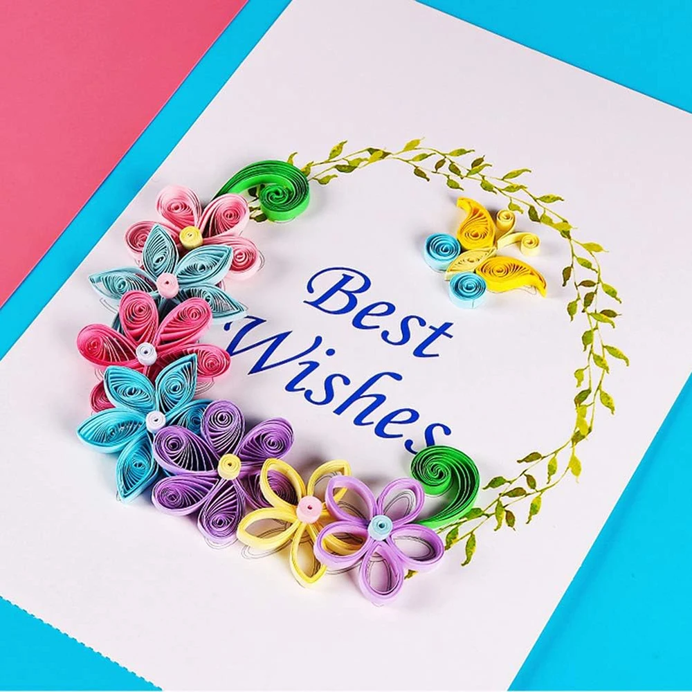 Paper Quilling Tools Scrape Rolling Curling Needle Pen Creative Hand Made Pattern Sticker Tool DIY Handmade Fittings