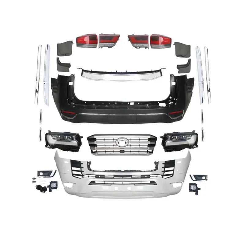 

High Quality Body Kit Bumper for Land Cruiser LC300 2022 Low to Front and Rear Headlights Taillights