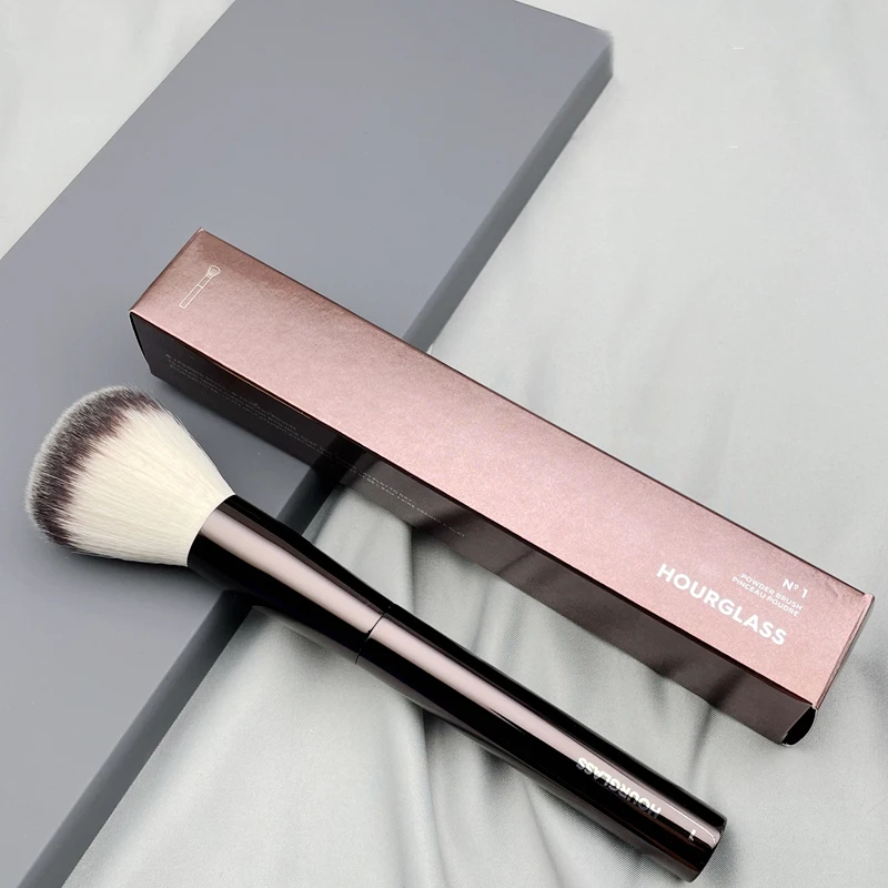 Hourglass - No.1 Makeup Brushes Skin-friendly and Round Head Powder Soft Fiber Hair Fashion Design Single Face Brush quality