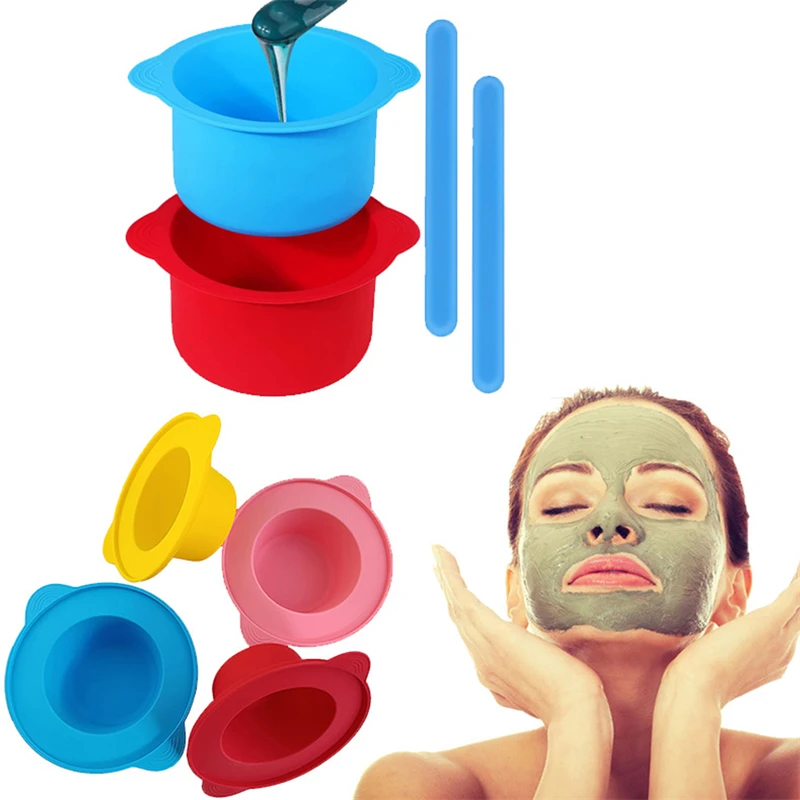 ชามซิลิโคนกันความร้อนสำหรับใช้กับหม้ออุ่นขี้ผึ้งใช้แทนทำความสะอาดง่ายกำจัดขนละลายแว็กซ์ได้