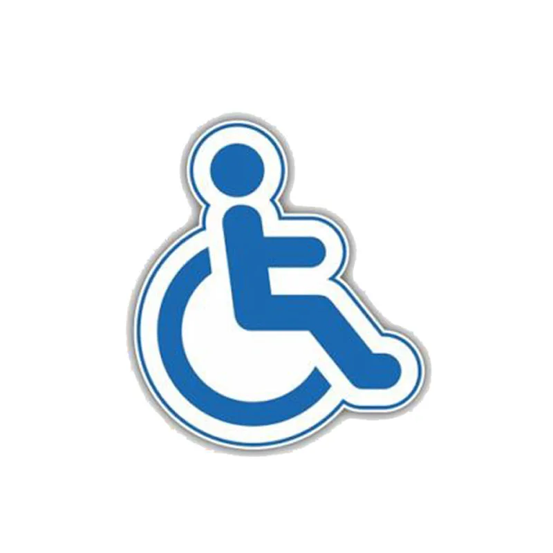 Disabled Mobility Badge Car Sticker Waterproof Decal Laptop Suitcase Truck Motorcycle Auto Accessories 12cm