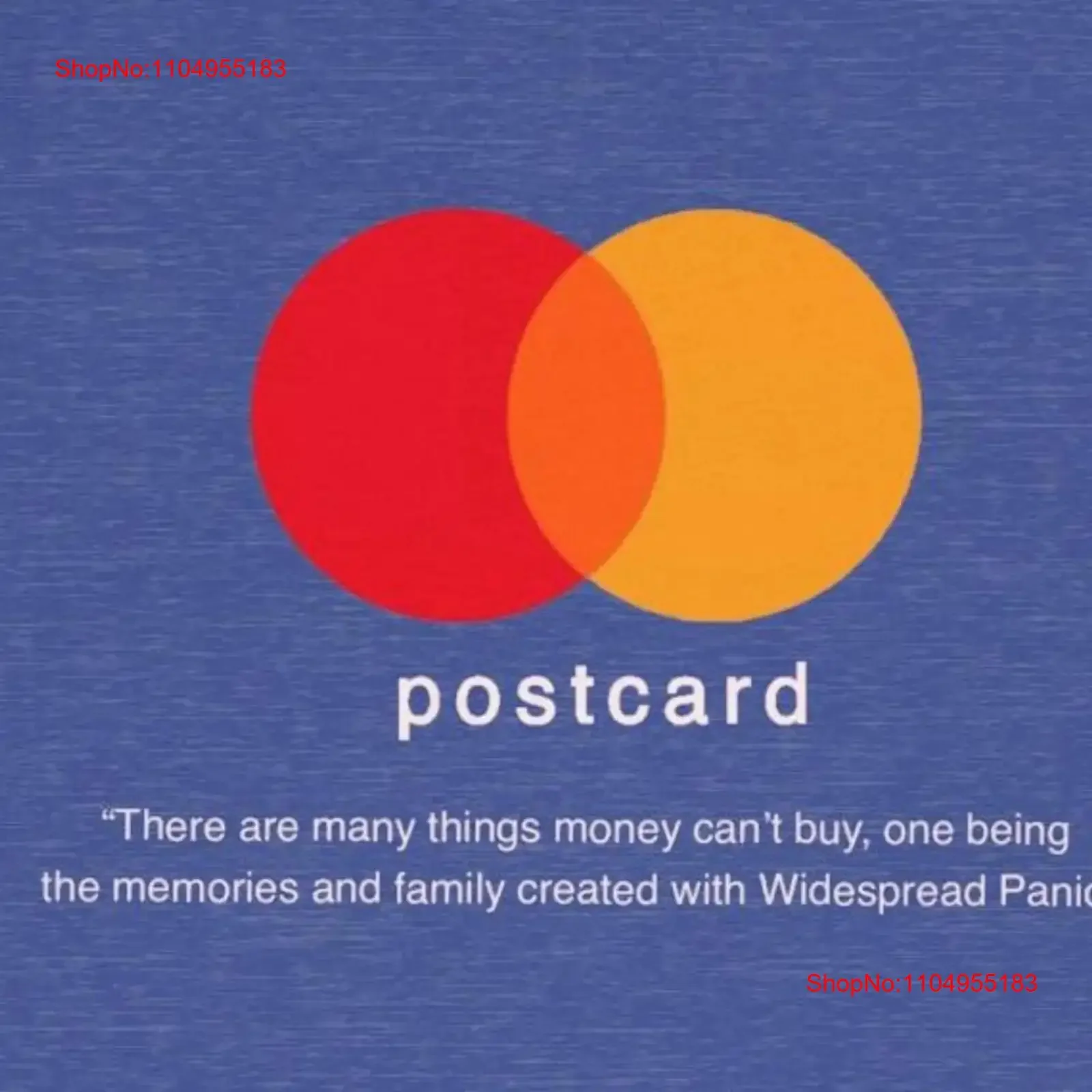 

Widespread Panic Postcard inspired Jersey T Shirt vintage Washed designer clothes homme Stretched Breathable graphic fashion