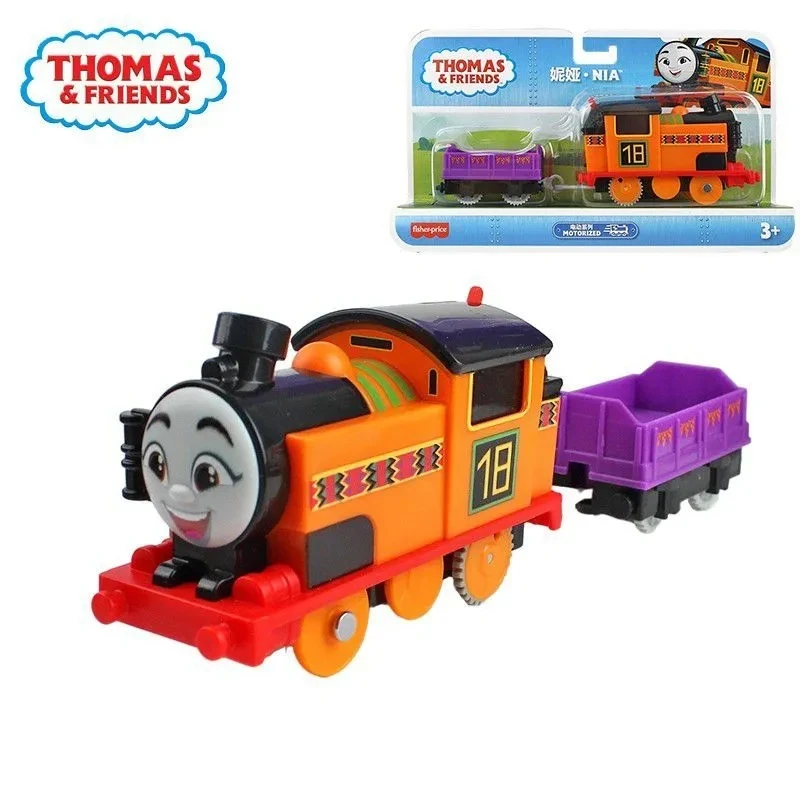 Electric Thomas & Friends HIRO EMILY KENJI GORDON KANA DIESEL NIA PERCY CRANE VEHICLE Small train alloy model track toy