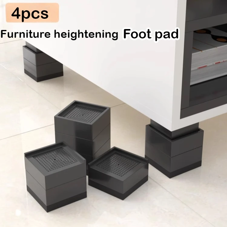 

4 шт./упак., регулируемые по высоте мебельные стойки, усиленный подшипник, тройной противоскользящий подшипник для дивана-кровати и стола