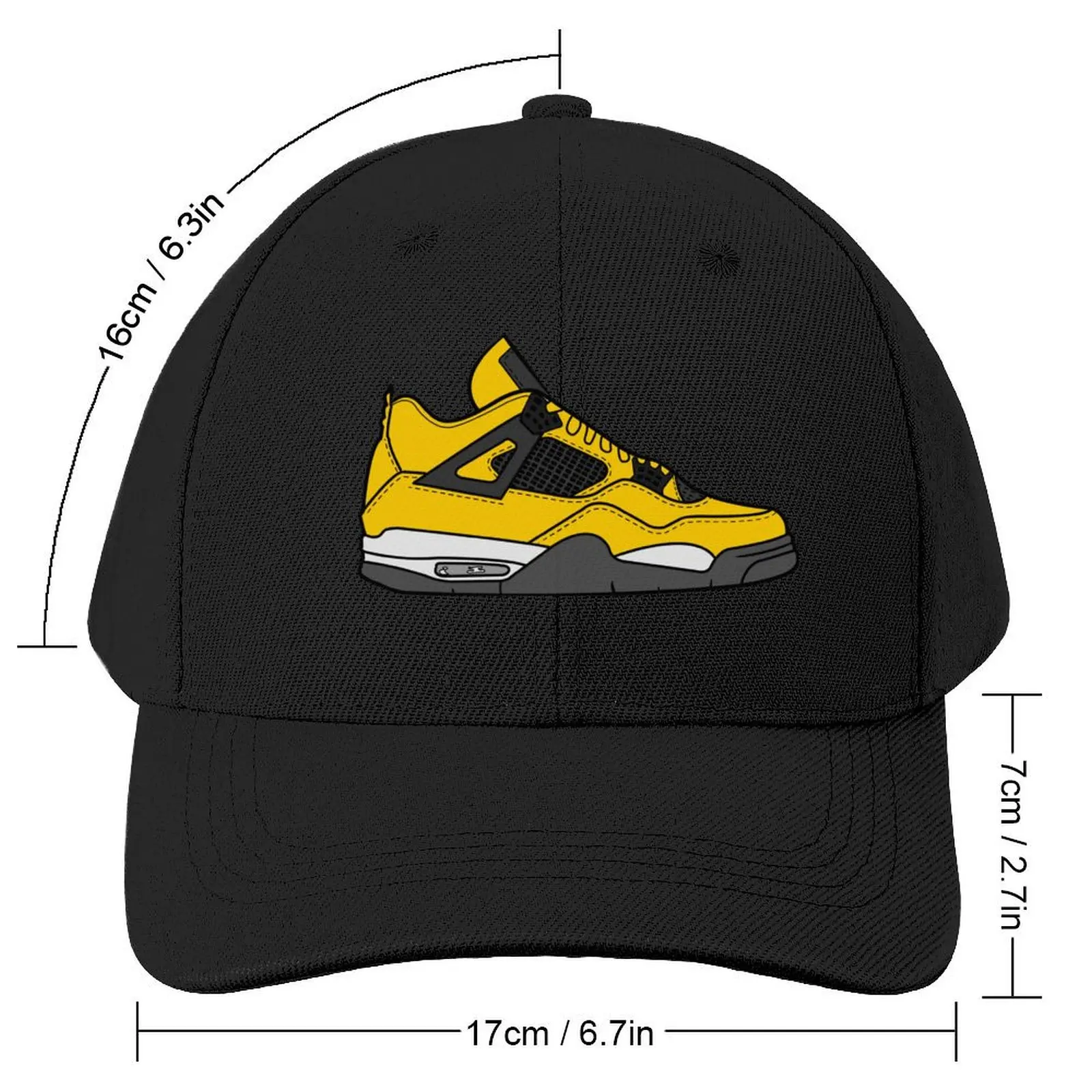 Jordan 4 Yellow Baseball Cap party Hat hard hat Luxury Brand Men's Women's