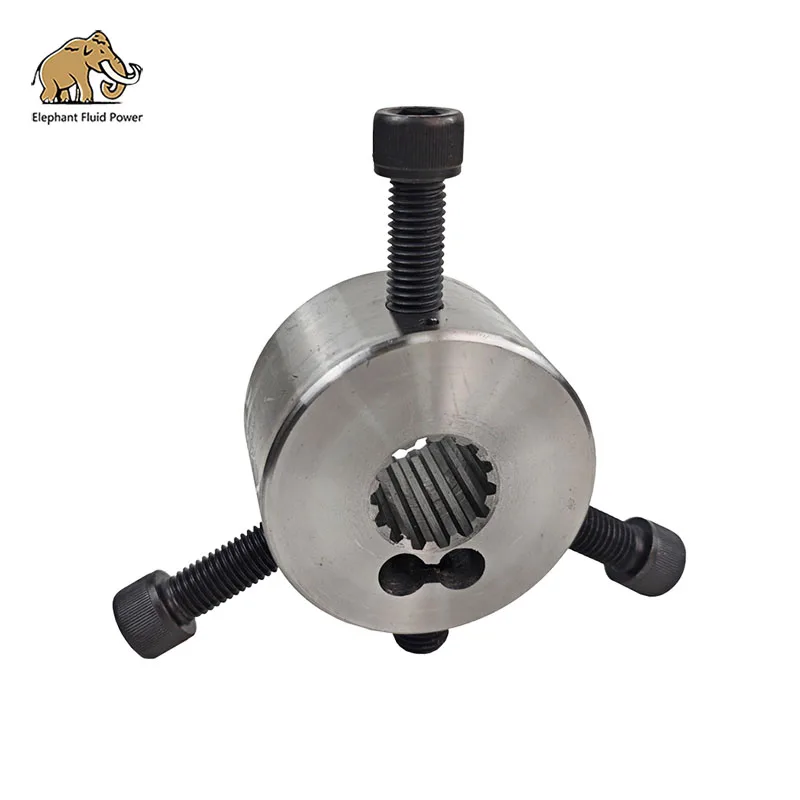 

New Excavator Spare Parts Hydraulic Pump Rubber Coupling Spline 16# 14cm 3 Holes 14T 85*32*28*51