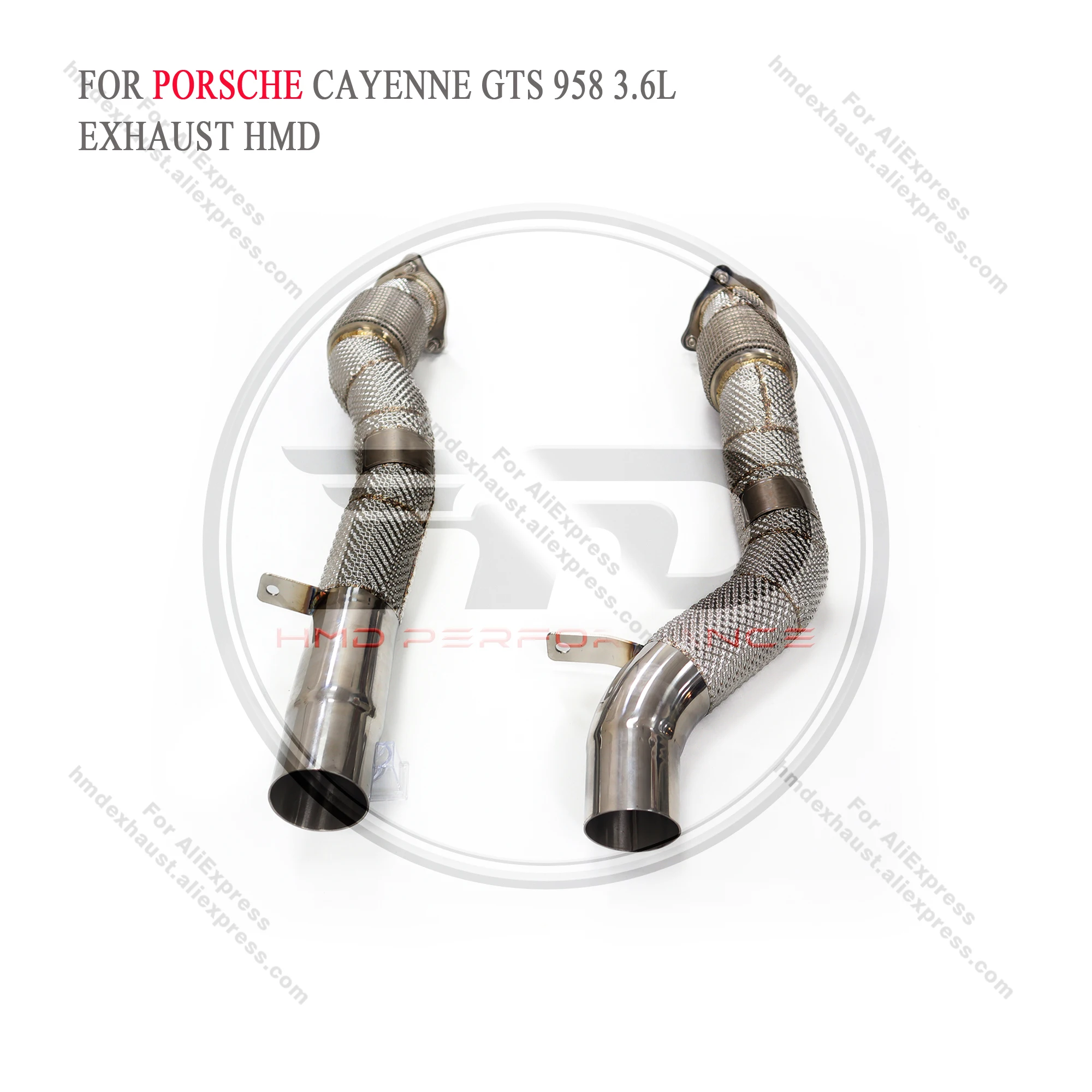 

HMD Middle Pipe for Porsche cayenne GTS 958 3.6L Exhaust System Stainless Steel Performance Resonant Tube