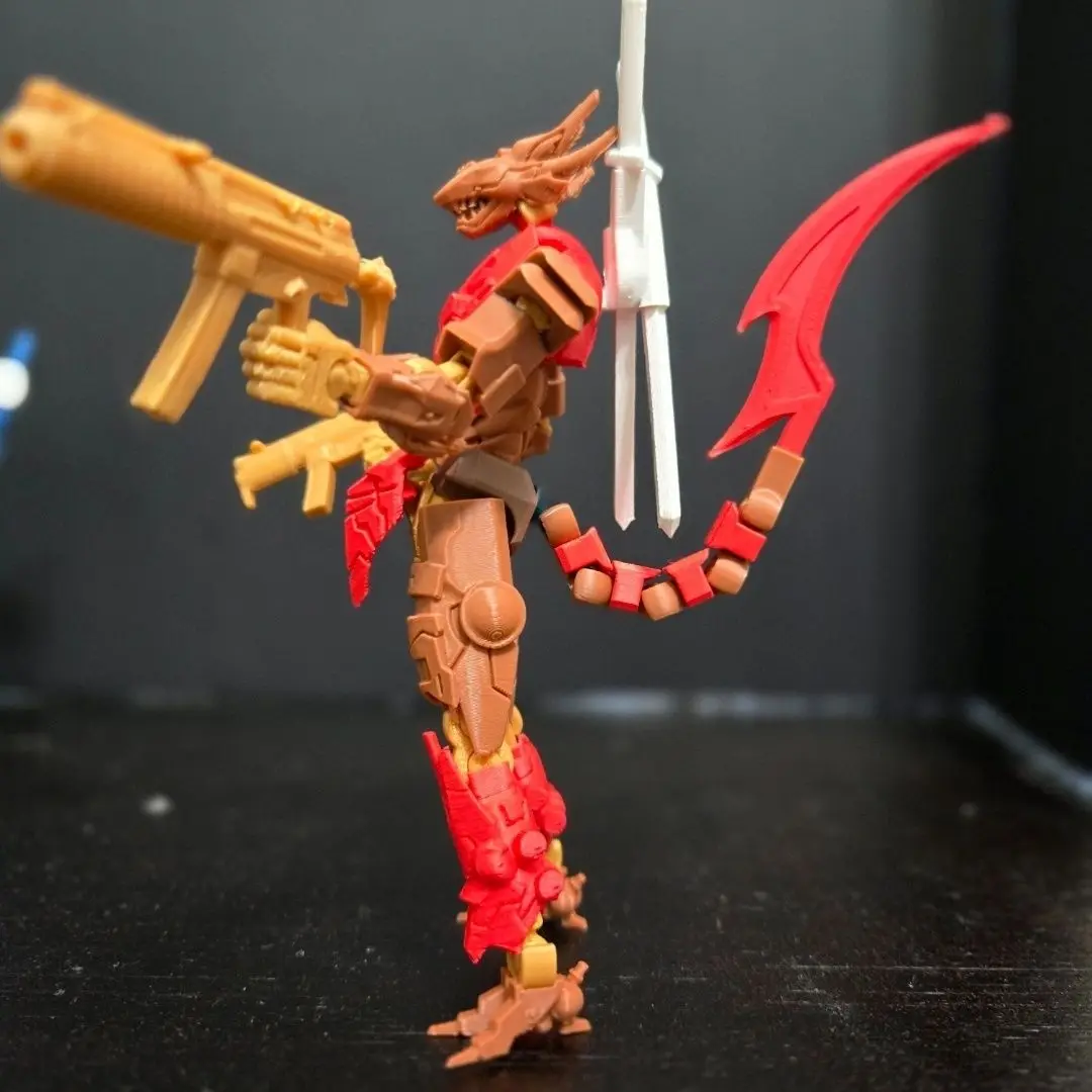 

Mecha V2 Virtual Model, No.13 Armor and Skeleton Set, Viral Trendy Mecha Collectible Figure