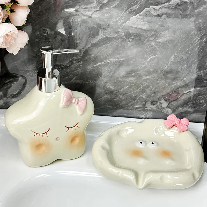 A31 WHYOU-Father Christmas Emulsion Latex Hand Washing Liquid Bottles, Bathroom Accessories Set, Wedding Gift, Home Decoration,