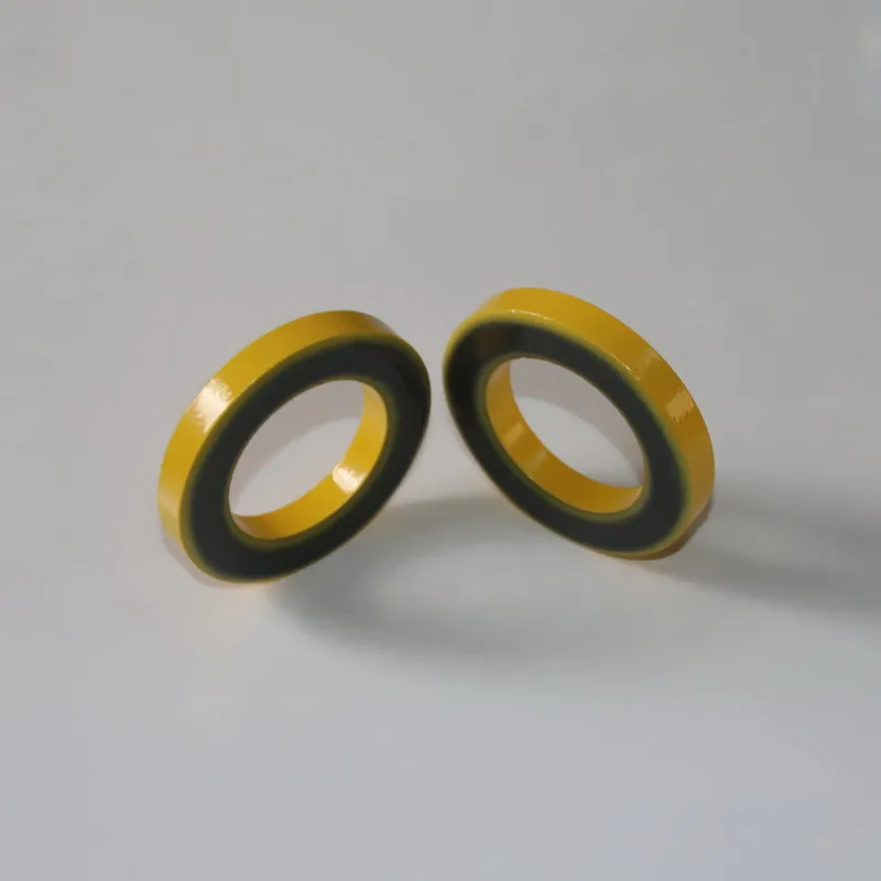 5pcs T37 -6 Iron powder cores T37-6 9.5*5.2*3.3mm AL=3.0nH/N2 8.5uo Iron dust core Ferrite Toroid Core Coating yellow gray