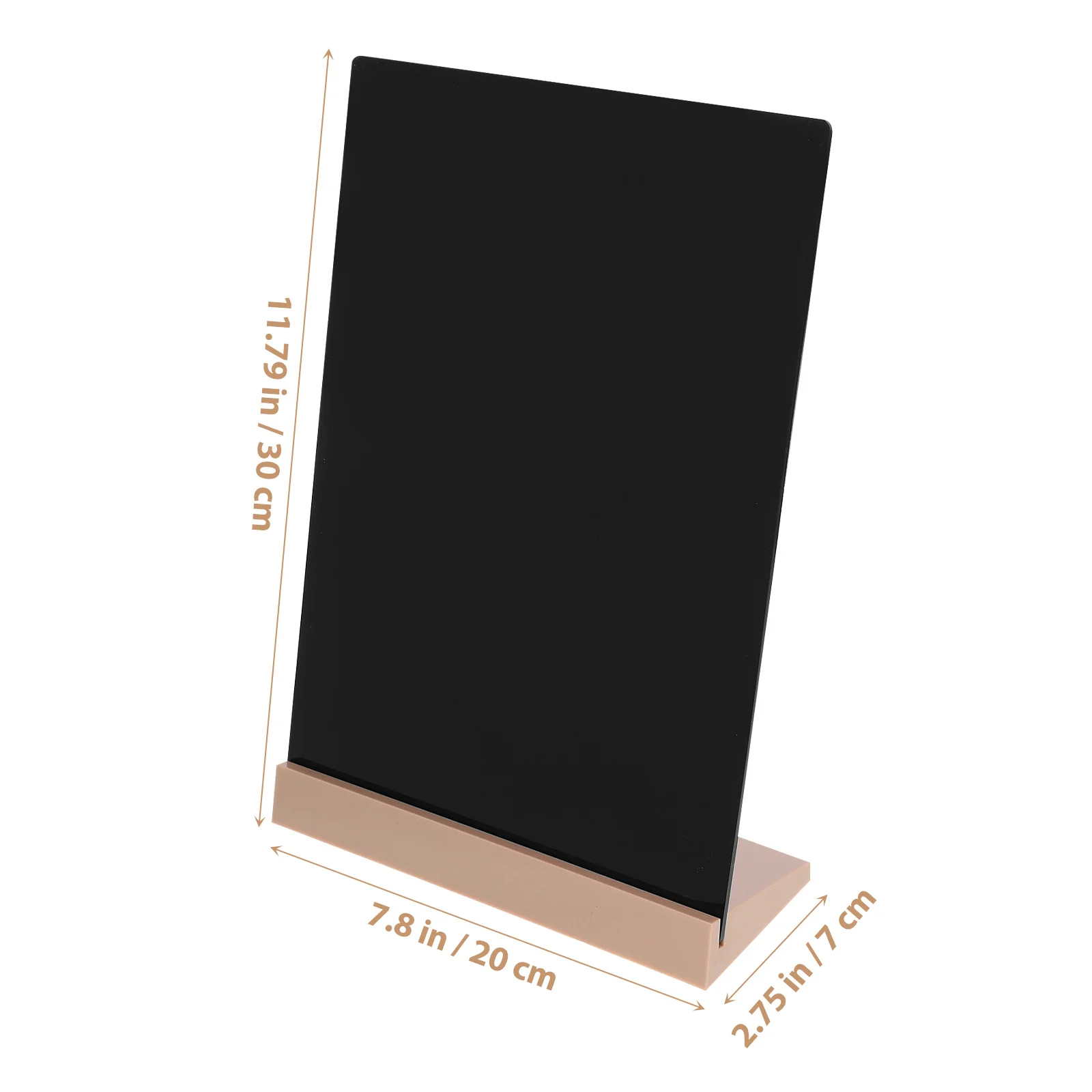 1 Juego de pizarra pequeña con soporte, decoración creativa de pizarra, tablero de mensajes para el hogar y la Oficina, aviso de escritorio, escritura de notas borrable